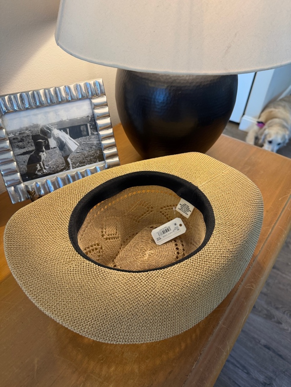 NWT Altar'd State Natural Woven Sun Hat with Cowrie Shell Band - Picture 5 of 7